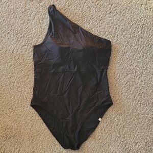 Summersalt One-Shoulder Black Swimsuit Size 12